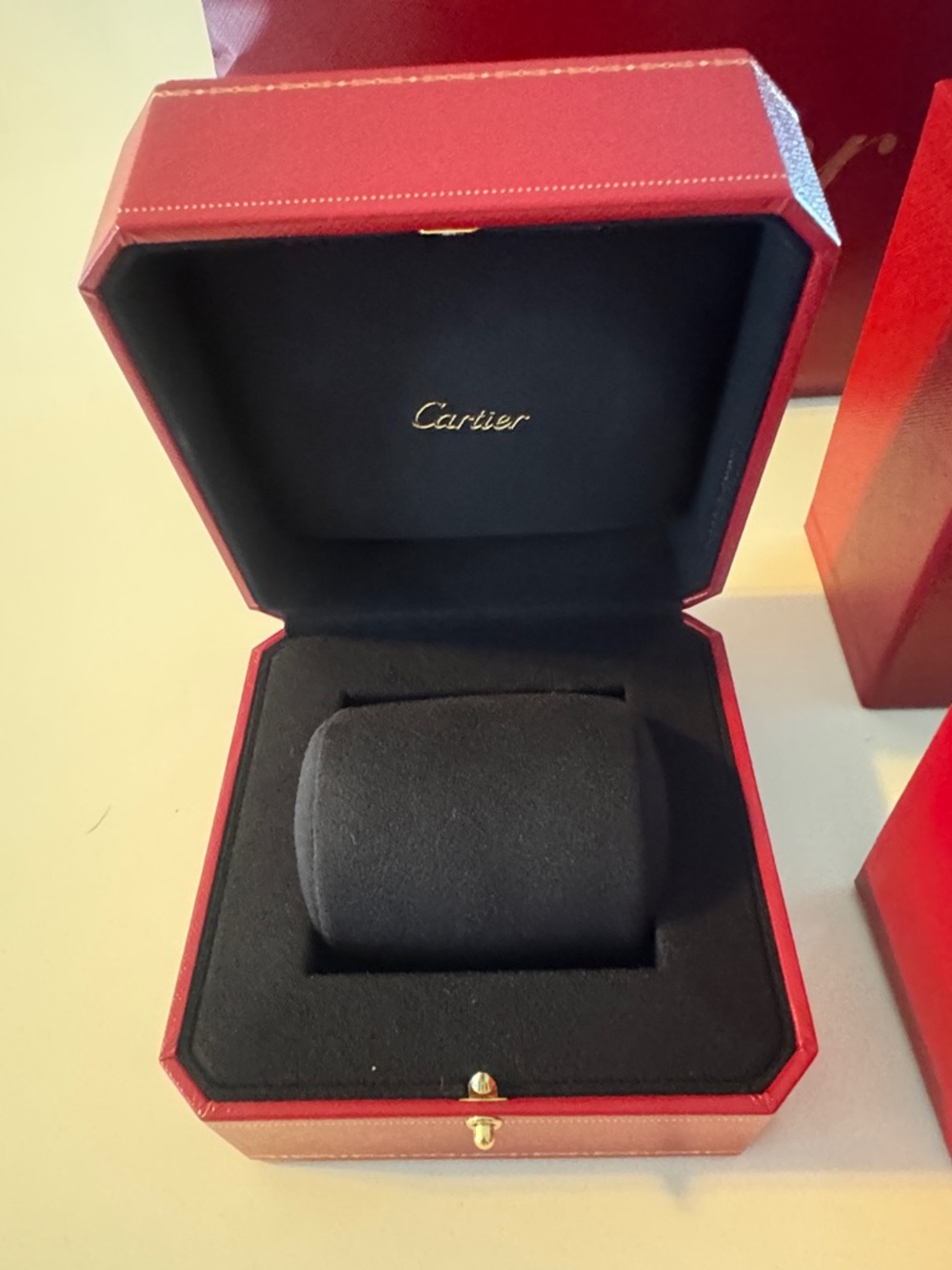 Cartier Jewelry box, gift box and gift bag. Authentic. NO JEWELRY INCLUDED - Picture 2 of 4